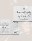 Candle Care Card | Canva Template | Dusk - Trendy Fox Studio