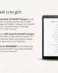 ChatGPT Prompts Manual for Online Businesses - Trendy Fox Studio