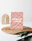 Checkered Retro You Are Magic Business Thank You Card Canva Template - Trendy Fox Studio