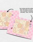 Cute Pastel Pink Checkered Business Thank You Card Canva Template - Trendy Fox Studio