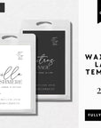 Elegant Modern Minimal Wax Melt Label Canva Template | Ayla - Trendy Fox Studio