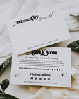 False/Artificial Nails Backing Card, Editable Press On Nail Display Card Canva Template | Dani - Trendy Fox Studio