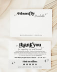 False/Artificial Nails Backing Card, Editable Press On Nail Display Card Canva Template | Dani - Trendy Fox Studio