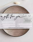 Gift Certificate Canva Template | Cinna - Trendy Fox Studio