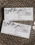 Gift Certificate Canva Template | Cinna - Trendy Fox Studio