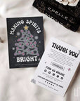Goth Christmas Business Thank You Card Canva Template | Seasonal Spooky Holiday Thank You - Trendy Fox Studio