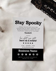 Gothic Halloween Business Thank You Card Canva Template - Trendy Fox Studio