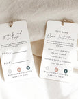 Hang Tag, Garment Swing Tag Canva Template | Casey - Trendy Fox Studio