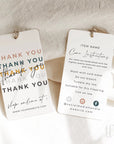 Hang Tag, Garment Swing Tag Canva Template | Casey - Trendy Fox Studio