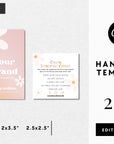 Hang Tag, Garment Swing Tag Canva Template | Ruby - Trendy Fox Studio