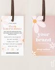 Hang Tag, Garment Swing Tag Canva Template | Ruby - Trendy Fox Studio