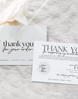 Minimal Elegant Business Thank You Card Canva Template | Cinna - Trendy Fox Studio