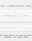 Minimal Etsy Shop Kit Canva Template | Etsy Banner, Listing Photos, Icon | Casey - Trendy Fox Studio