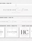 Minimal Etsy Shop Kit Canva Template | Etsy Banner, Listing Photos, Icon | Casey - Trendy Fox Studio