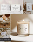 Minimalist Candle Branding Kit Canva Template | Dusk - Trendy Fox Studio