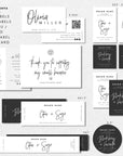 Minimalist Candle Branding Kit Canva Template | Dusk - Trendy Fox Studio