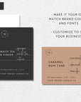 Minimalist Candle Label Canva Template | Blair - Trendy Fox Studio
