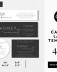 Minimalist Candle Label Canva Template | Stella - Trendy Fox Studio
