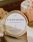 Minimalist Round Candle Label Canva Template | Tina - Trendy Fox Studio