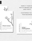 Minimalist Rustic Candle Label Canva Template | Landry - Trendy Fox Studio