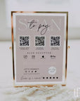 Modern Blush Scan to Pay Sign, Accepted Payments Sign Canva Template |Ayla - Trendy Fox Studio
