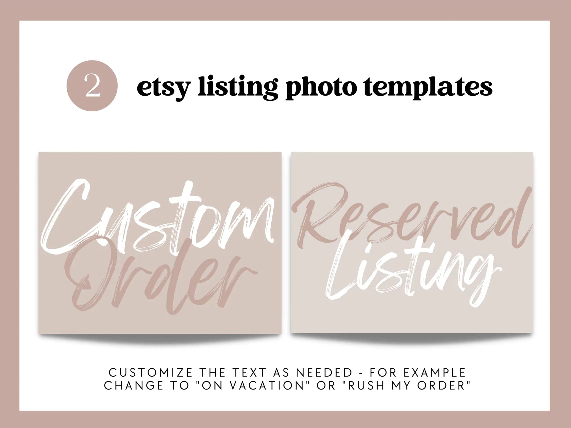 Modern Boho Etsy Shop Kit Canva Template | Etsy Banner, Listing Photos, Icon | Loxli - Trendy Fox Studio
