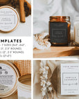 Modern Candle Branding Kit Canva Template | April - Trendy Fox Studio