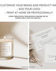 Modern Candle Branding Kit Canva Template | April - Trendy Fox Studio