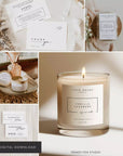 Modern Candle Branding Kit Canva Template | April - Trendy Fox Studio