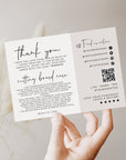 Modern Cutting Board Care Instructions Card Canva Template | Atlas - Trendy Fox Studio