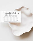 Modern Loyalty Stamp Card Canva Template | Cinna - Trendy Fox Studio