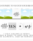 Modern Minimal Etsy Shop Kit Canva Template | Etsy Banner, Listing Photos, Icon - Trendy Fox Studio