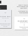 Modern Minimalist Candle Label Canva Template | Tina - Trendy Fox Studio