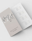 Modern Tri-Fold Price List, Brochure Rack Card Price Menu, Canva Template | Emory - Trendy Fox Studio