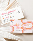 Pastel Rainbow Business Card Canva Template | Lark - Trendy Fox Studio