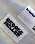 Pastel Y2k Business Card QR Code Canva Template | Becs - Trendy Fox Studio