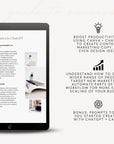 PLR ChatGPT & Canva Guide to Passive Income | Canva eBook Template - Trendy Fox Studio