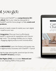PLR ChatGPT & Canva Guide to Passive Income | Canva eBook Template - Trendy Fox Studio