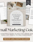 PLR Guide to Grow Your Email List, Email Marketing Starter Guide | Canva eBook Template - Trendy Fox Studio