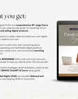 PLR How To Create and Sell Digital Products for Passive Income, Digital Product Marketing Guide | Canva Template - Trendy Fox Studio