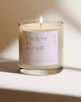 Positive Affirmation Candle Label Canva Template, Pastel Rainbow - Trendy Fox Studio