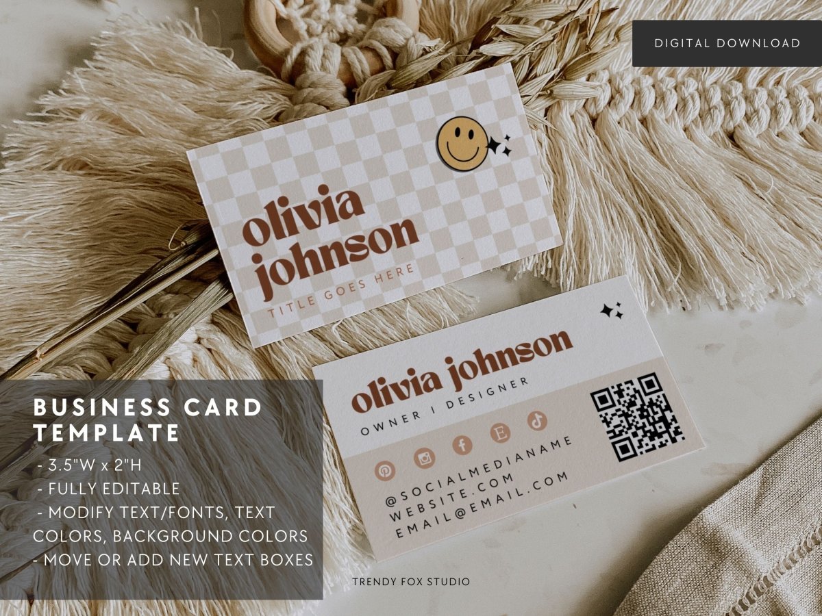 Retro Candle Branding Kit Canva Template | Pixie - Trendy Fox Studio