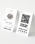 Retro Candle Scent Sampler Business Card with QR Code Canva Template | Dani - Trendy Fox Studio