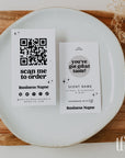 Retro Candle Scent Sampler Business Card with QR Code Canva Template | Dani - Trendy Fox Studio