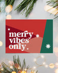 Retro Christmas Business Thank You Card & Artificial Wreath Care Canva Template - Trendy Fox Studio