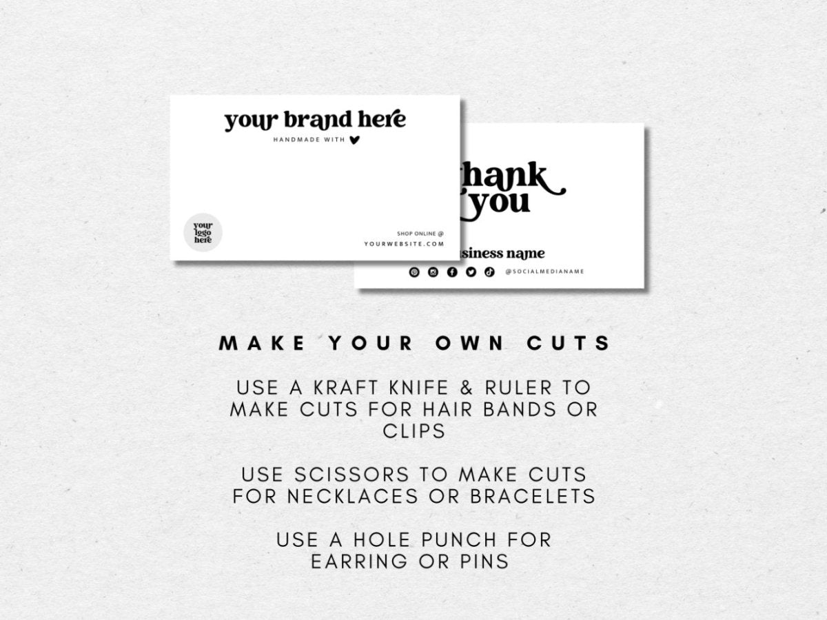 Retro Display Backing Card Canva Template | Dani - Trendy Fox Studio