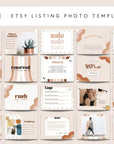 Retro Etsy Shop Branding Kit Canva Template | Etsy Banner, Listing Photos, Icon | Pixie - Trendy Fox Studio