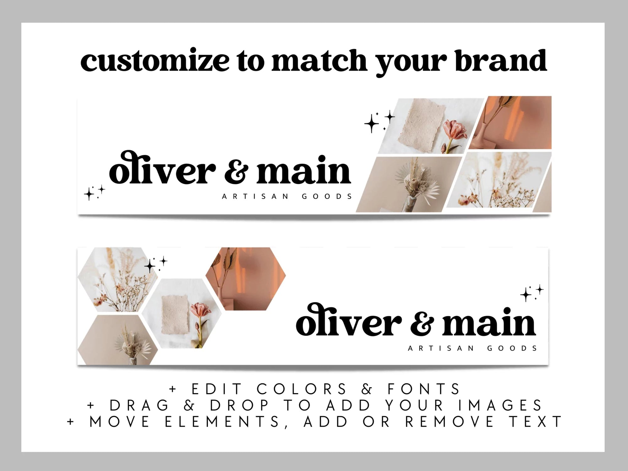 Retro Etsy Shop Kit Canva Template | Etsy Banner, Listing Photos, Icon | Dani - Trendy Fox Studio