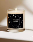 Retro Halloween Candle Label Canva Template - Trendy Fox Studio