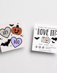 Retro Halloween Snap and Share Business Thank You Card Canva Template - Trendy Fox Studio